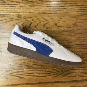 PUMA Palermo Rocket League Mens White Blue Sneakers Casual Shoes Size 8